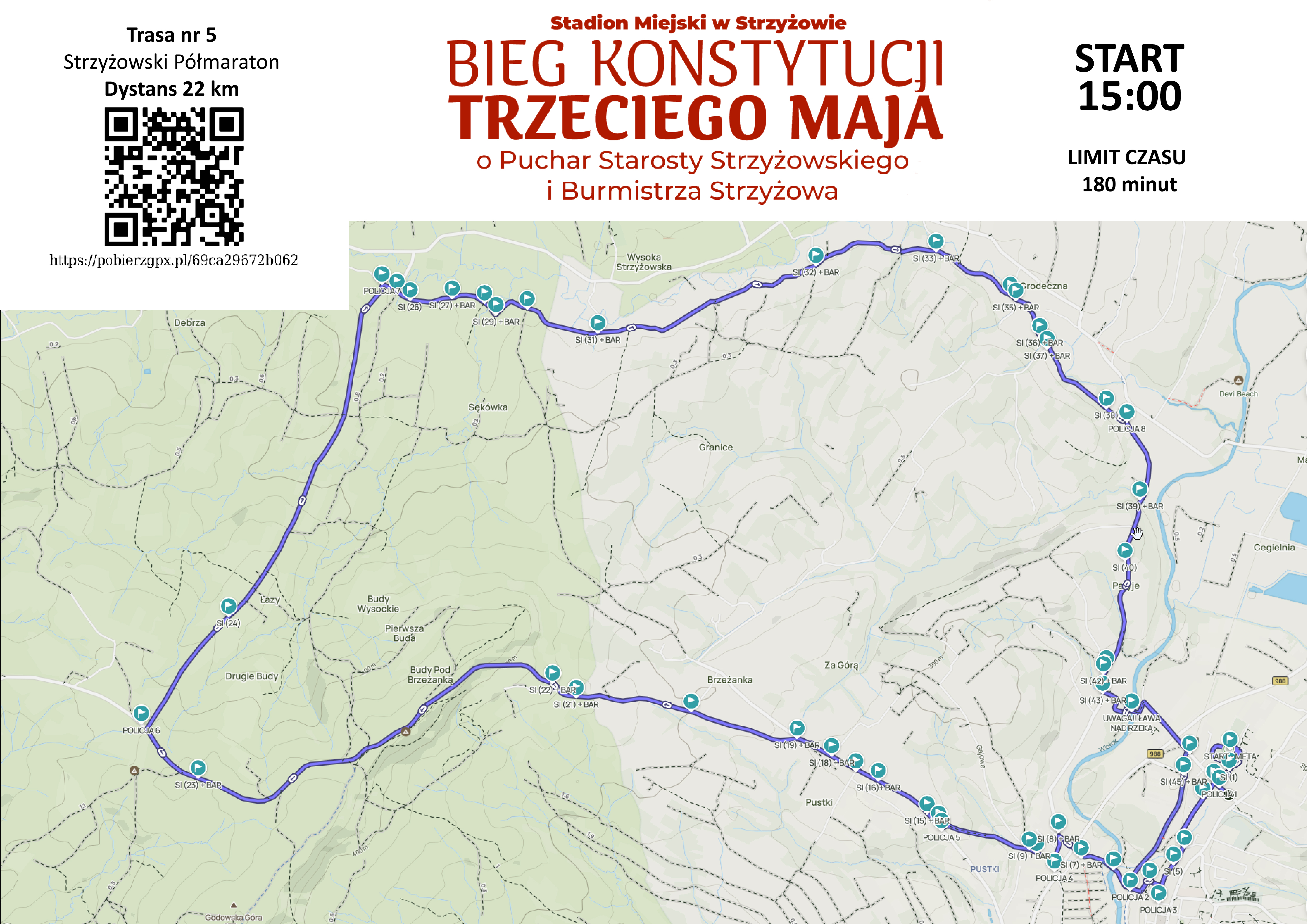Mapka_polmaraton_22km-A3