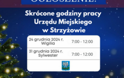 Zdjęcie do Informacja o skr&oacute;conych godzinach pracy w Urzędzie...