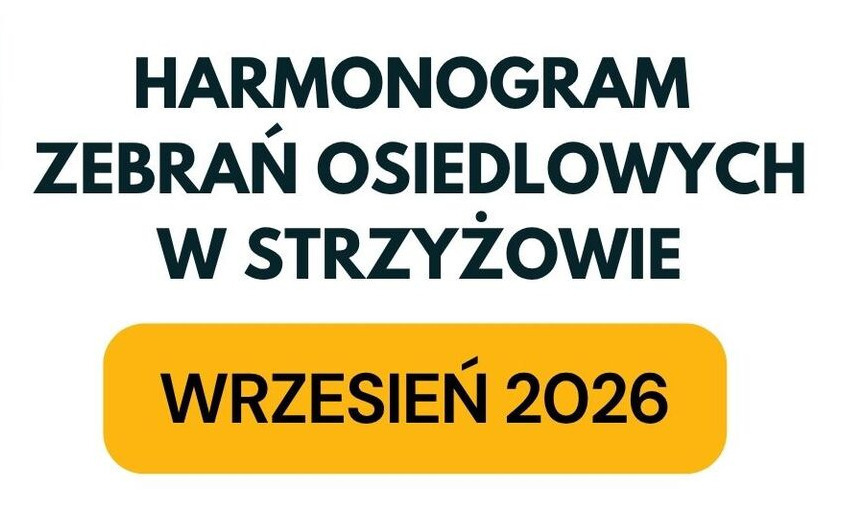 Zdjęcie do Harmonogram Spotkań osiedlowych i wiejskich w Gminie Strzyżow...