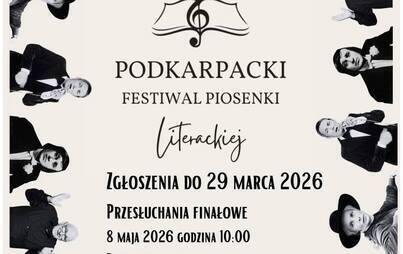 Zdjęcie do Podkarpacki Festiwal Piosenki Literackiej - przesłuchania