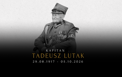 Zdjęcie do Nie żyje kpt. Tadeusz Lutak &bdquo;Pancerz&rdquo;. Miał 109 lat.
