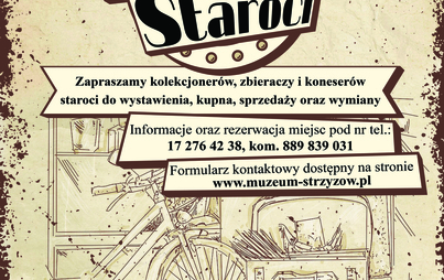 Zdjęcie do Zaproszenie na III Strzyżowski Targ Staroci 